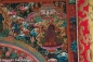 Preview: Buddha-Thangka, Buddha-Bild handgemalt Violetter Thangka