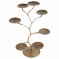 Preview: Chakra Lotus-Teelichthalter-Baum / Display für 7 Lotus-Kerzenhaltern
