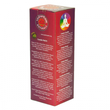 Preview: Duft- Kerze  7 Chakren " Regenbogenkerze"mit ätherischen Ölen